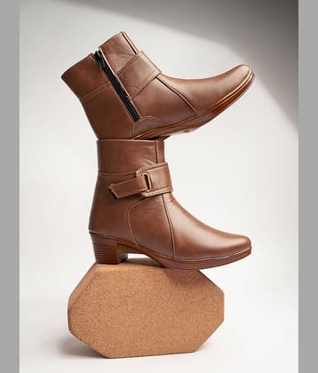 Shoetopia Black Women's Ankle Length Boots