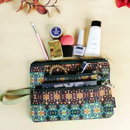 Multi-Purpose Pouch- Green knot