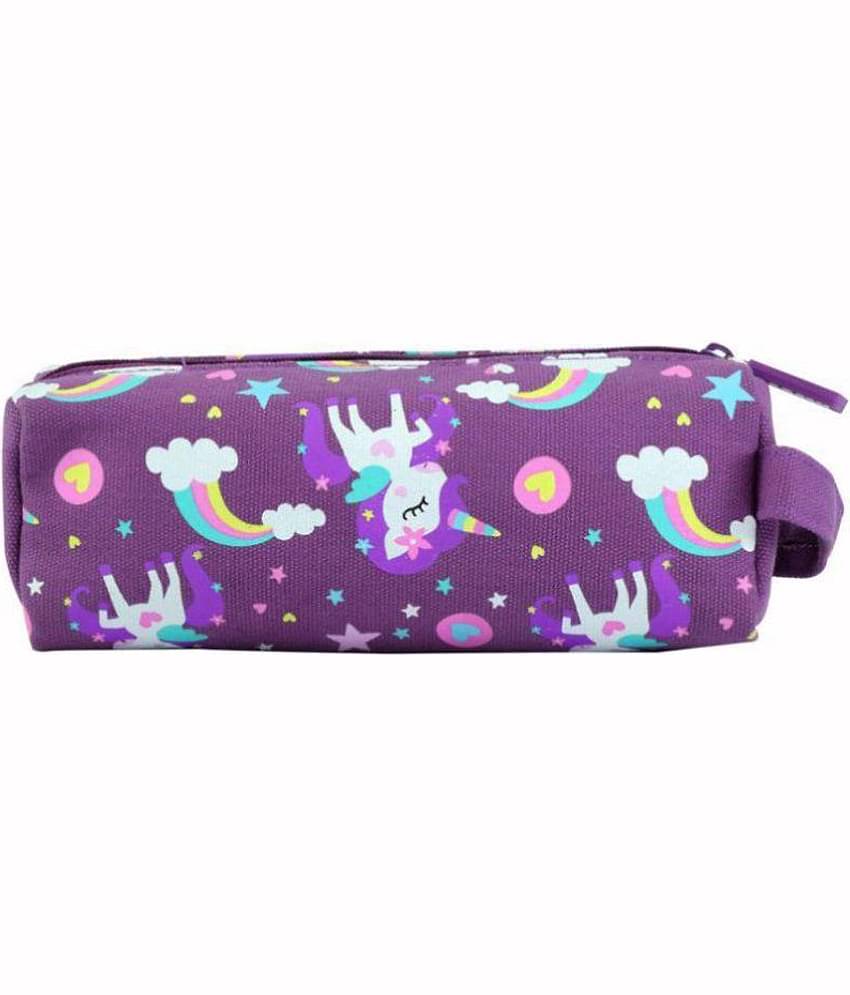 Smily Kiddos  Smily Pencil Pouch Purple | Pencil Cases for Kids | Kids Stationary Products