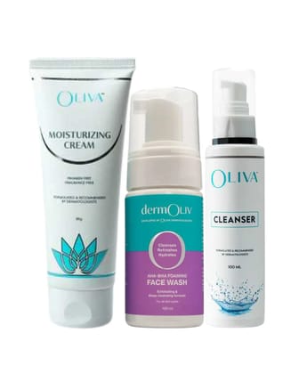 Oliva Clear Skin Essentials Pack – Acne & Oily Skin Care