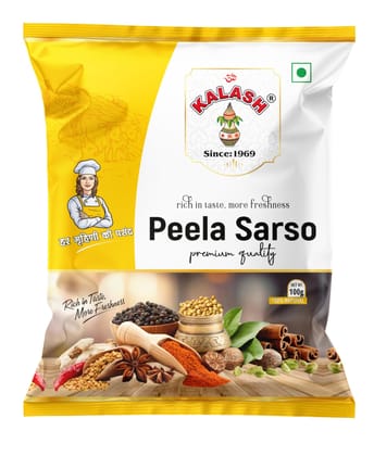 Kalash Yellow Mustard Seeds | Peela Sarso | Rai 100gm