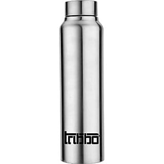 TRIBBO Stainless Steel Water Bottle 1 litre Water Bottles For Fridge School,Gym,Home,office,Boys   Girls Kids Leak Proof(SILVERSIPPER CAP SET OF 1 1000 ML)