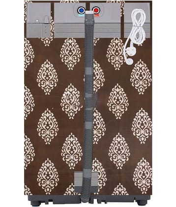 Front Load Washing Machine Cover Compatiable For 6 kg,7 kg - Maroon