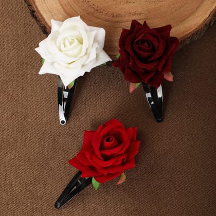 Women Set of 3 Tic Tac Hair Clips