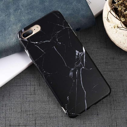 Black Marble Pattern Matte Case-iPhone 6/6S