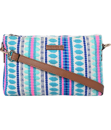 ENSAC Navy Blue Cotton Sling Bag
