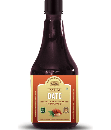 Farm Star Dates (Khajoor) Cider Vinegar Raw &  Fermented 300 ml