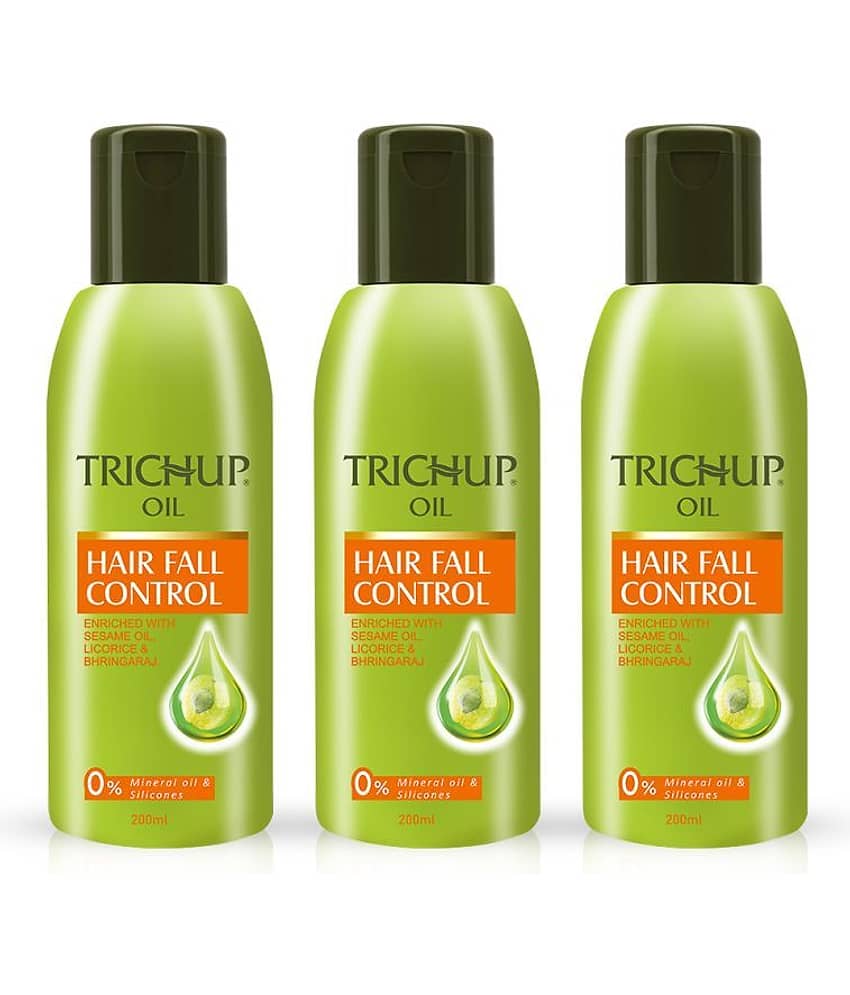 Trichup - Anti Hair Fall Almond Oil 200 ml ( Pack of 3 )