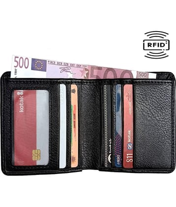Wingers Faux Leather Solid Men's RFID Wallet With 5 Slots For Card ( Black , Pack of 1 )