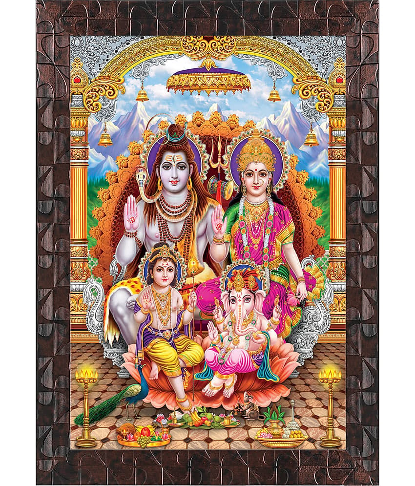 Indianara - Religious Painting With Frame