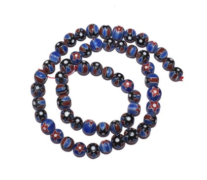 Chevron Glass  beads, 6-layer glass chevron beads, Venetian chevron, trade bead Venetian, African trade bead, vintage Murano glass beads , BWSRON-007-Per Packet of 158 Pieces (50 Gram) / 6 MM