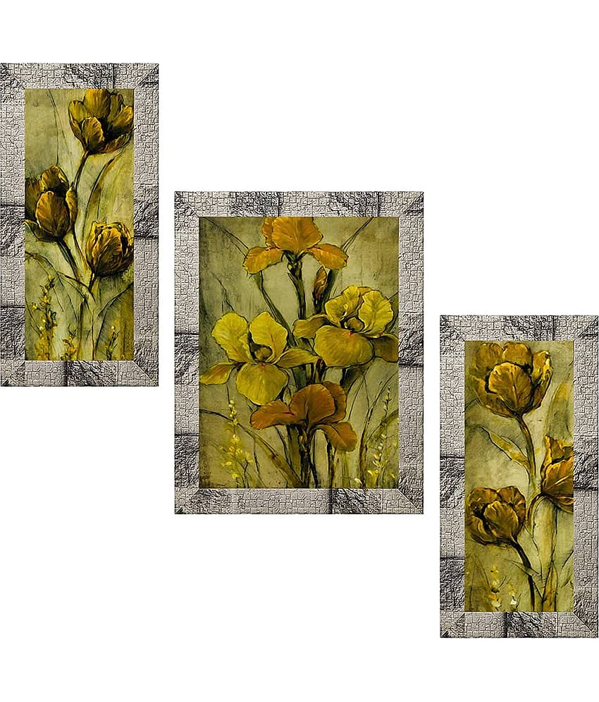 Indianara - Floral Painting With Frame