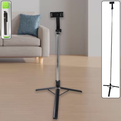 Selfie Stick with Tripod Stand (1 Pc / 160 Cm Long Approx)