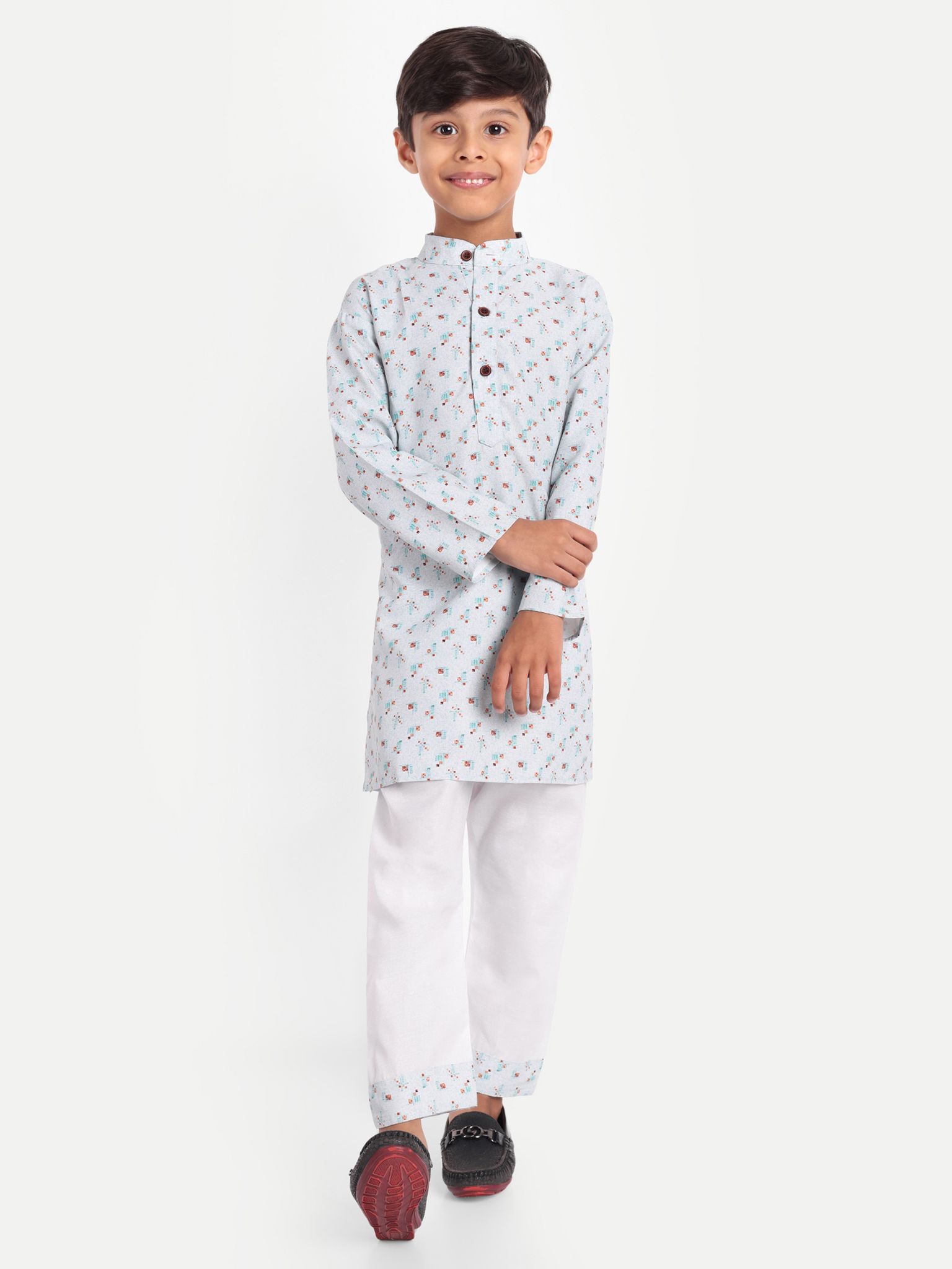 Kurta Pyjama Set _ Multicolor