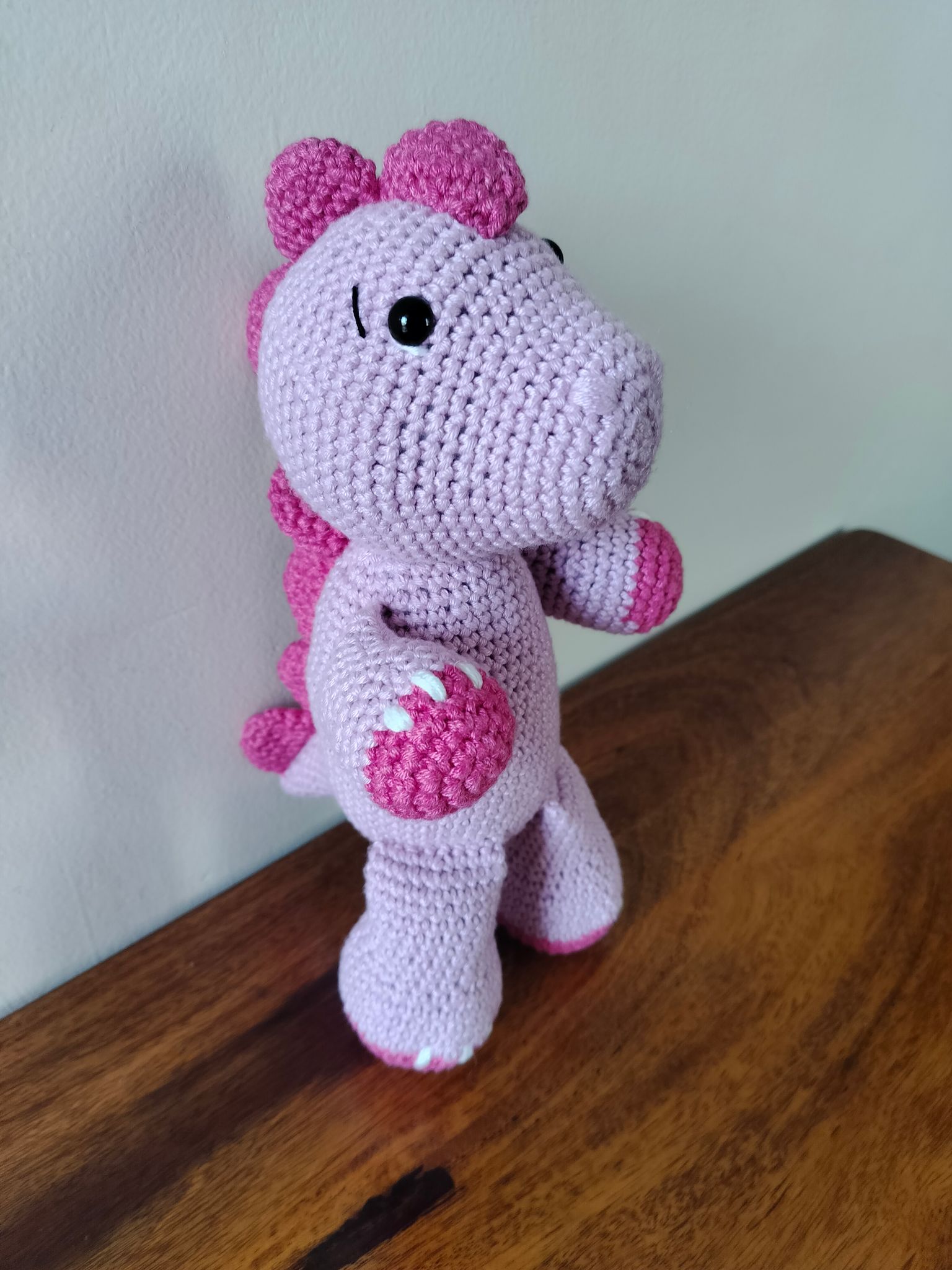 CraftKari Tarbosaurus Dinosaur Crochet Toy