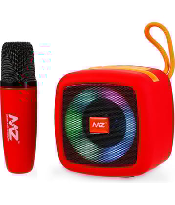 MZ S660 5 W Bluetooth Speaker Bluetooth V 5.0 with SD card Slot Playback Time 6 hrs Red