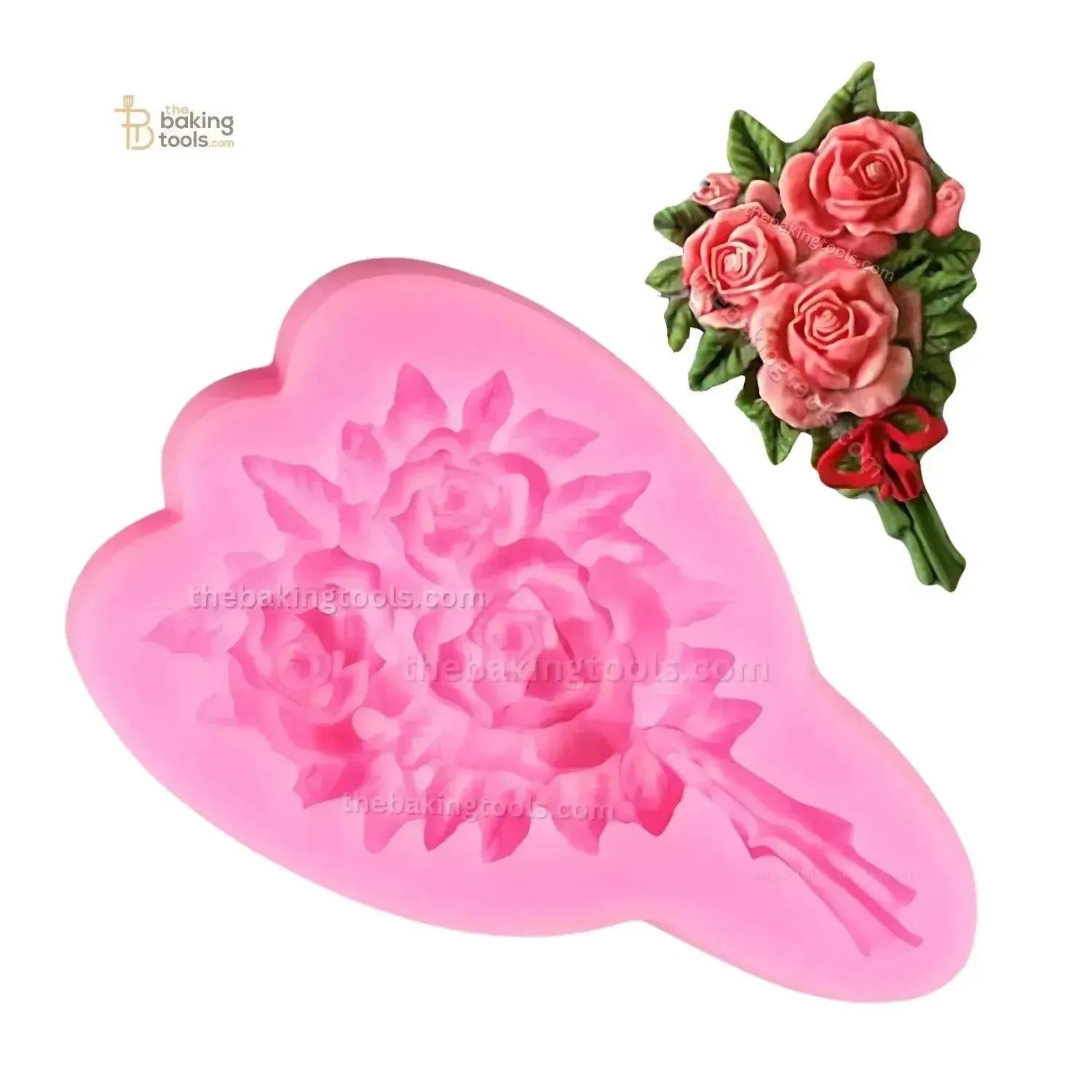 Flower Bouquet Shape Fondant Gumpaste Mould