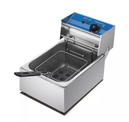 6 Ltr Single Tank Electric Fryer With Thermostat KEF 81A 6 Ltr Single Tank Electric Fryer With Thermostat KEF 81A