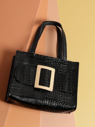 Lizzie Black Mini Bag-Handheld Bag