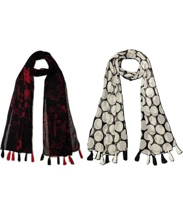 stolevilla Multi Printed Poly Cotton Yarn Stoles