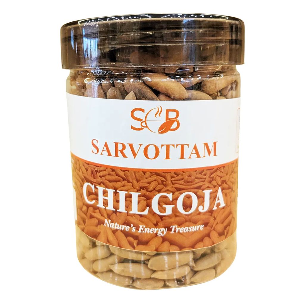 Sarvottam Chilgoza Box 250g | Premium Pine Nuts | Rich in Protein, Omega-3 & Antioxidants | Healthy Dry Fruit for Energy, Immunity & Heart Health