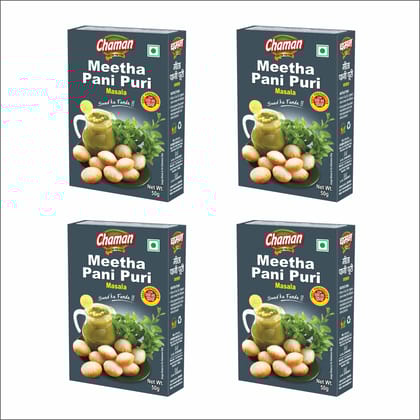 Chaman Meetha Pani Puri Masala, 50 gm - Pack of 4