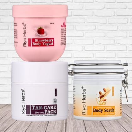 Body Brightening and Tan Care Combo (Strawberry)