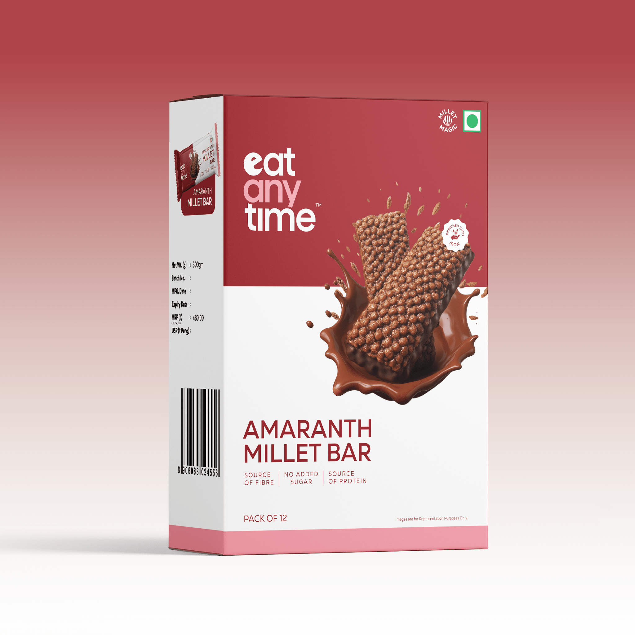 Amaranth Millet Bar Amaranth Millet Bar - Pack of 1 - 12 Bars
