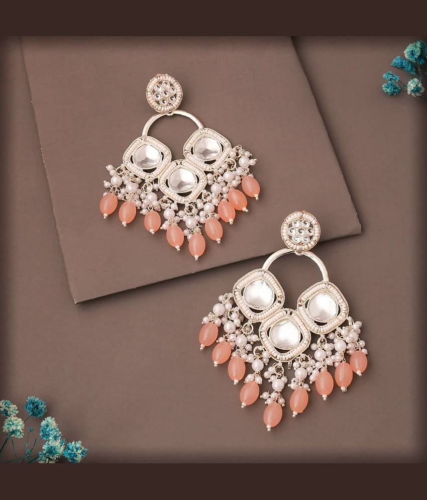 Lyriss Multicolor Danglers Earrings ( Pack of 1 )