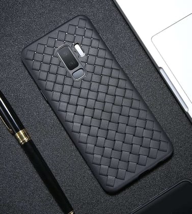 Woven Grid Ultra Thin Premium Case-Samsung Galaxy S9 Plus