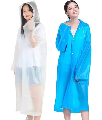 Benicia PVC Long Raincoat - Multicolor 5