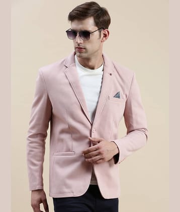 Showoff Cotton Blend Men's Blazer - Pink ( Pack of 1 )