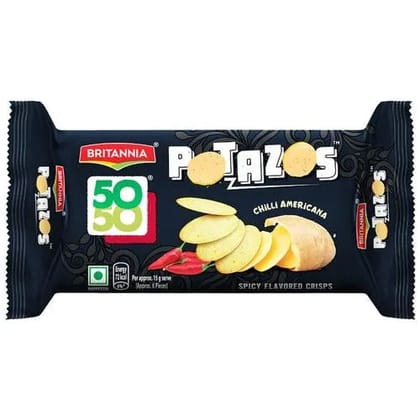 Britannia 50-50 Potazos - Chili Americana, 29 gm
