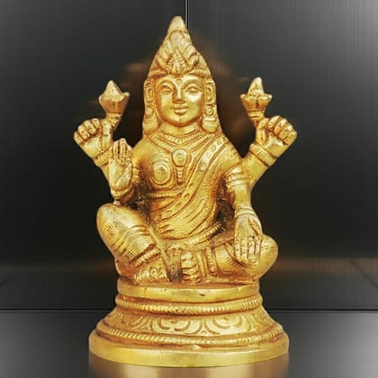 Brass Showpiece Laxmi Ji God Idol Statue (BSMAS999 L)