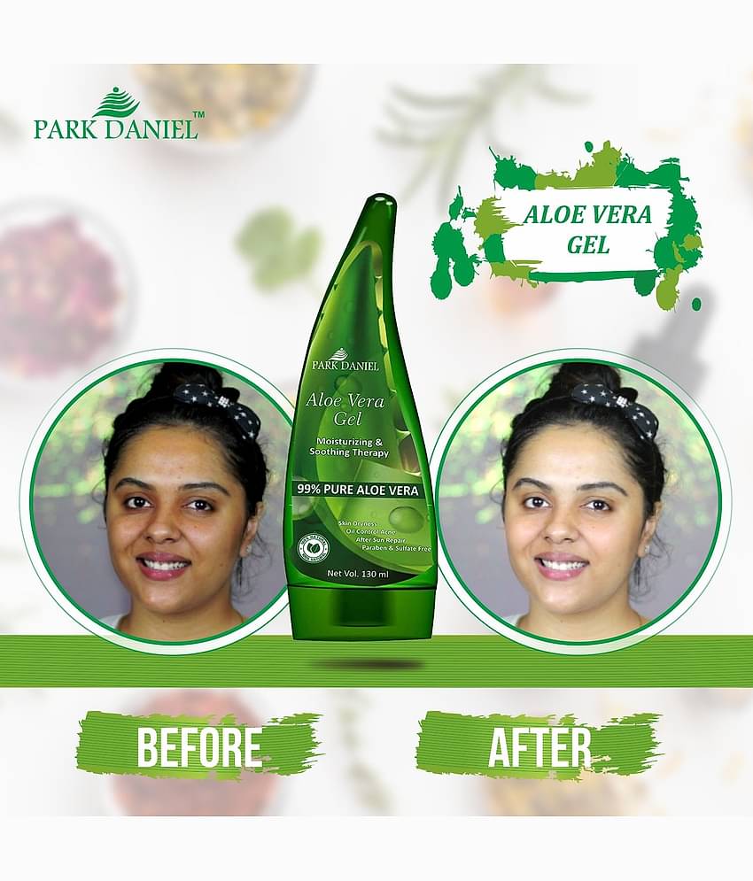 Park Daniel Premium 99% Pure Aloe Vera Gel Face Moisturizer & Lotion 130 ml