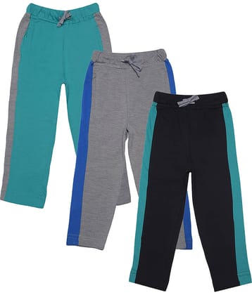 Dollar Champion Kidswear Pack of 3 Boys Cotton Trackpant ( Multi )