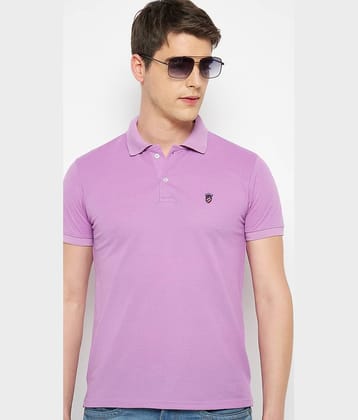 RELANE Pack of 1 Cotton Blend Regular Fit Solid Half Sleeves Men's Polo T Shirt ( Maroon )