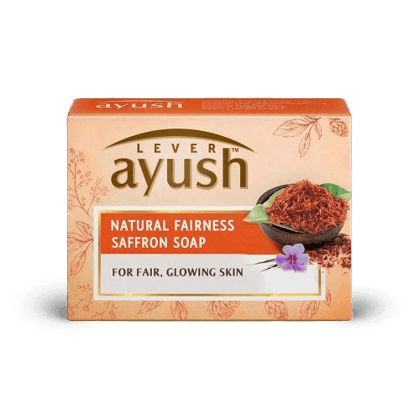 Ayush Bathing Soap Natural Fairness Saffron 100g