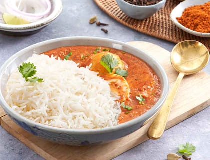 Egg Masala Rice Bowl
