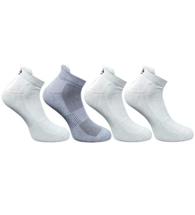 4_Pair Set Unisex Casual Cotton Printed Ankle Length Socks (Multicolor)-PID63491 4_Pair Set Unisex Casual Cotton Printed Ankle Length Socks (Multicolor)-PID63491