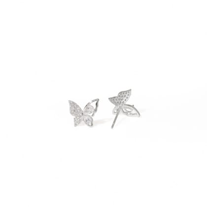 Ghita Studs | 925 Silver Earrings for Women-Silver