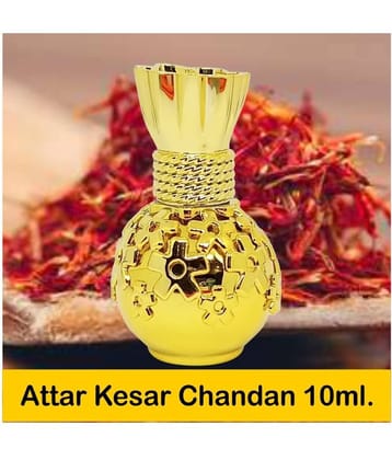 INDRA SUGANDH BHANDAR Attar For Men|Religious Use|Women Kesar Chandan Real Spain Saffron & Sandal Combination Long Lasting Fragrance 10ml Rollon Fancy Pack