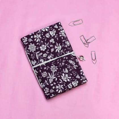 The Mohraj Handmade Lavender Blossom Pocket Diary