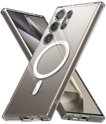 (Refurbished) Ringke Samsung Galaxy S24 Ultra Back Cover Case Fusion Magnetic - Matte Clear