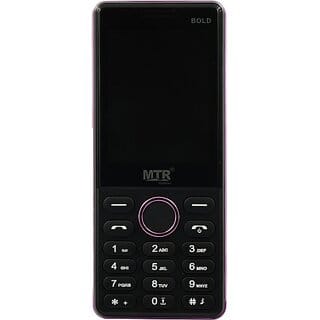 MTR BOLD  (Dual Sim, 2.8 Inch Display, 3000mAh Battery, Purple, Black)