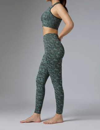 Camo Leggings-OLIVE / S