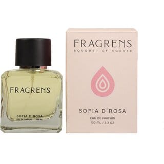 Fragrens Sofia DRosa Eau de Parfum 100ml  Romantic Rose  Warm Woody Perfume for Men  Women