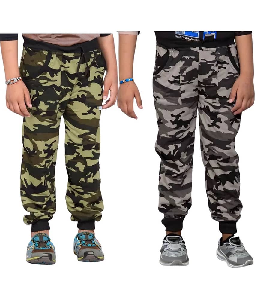 ATLANS CLOTHES Pack of 2 Boys Cotton Blend Trackpant ( Multicolor 2 )