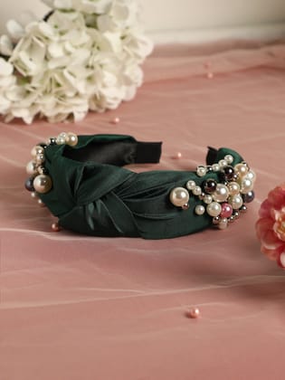 Green Color Hairband-Hair Accessory