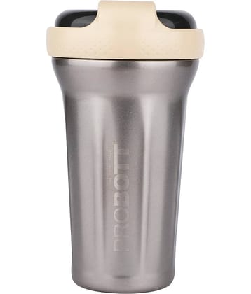 Probott Elegant 500ml Beige Stainless Steel Water Bottle 500 mL ( Set of 1 )